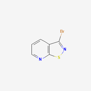 3-Bromoisothiazolo[5,4-b]pyridine chemical structure (CAS 540492-90-8)
