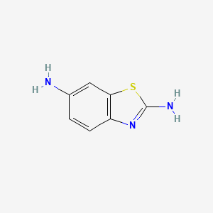 Benzo[d]thiazole-2,6-diamine chemical structure (CAS 5407-51-2)