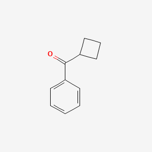 Cyclobutyl Phenyl Ketone chemical structure (CAS 5407-98-7)