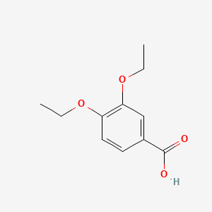 3,4-Diethoxybenzoic acid chemical structure (CAS 5409-31-4)