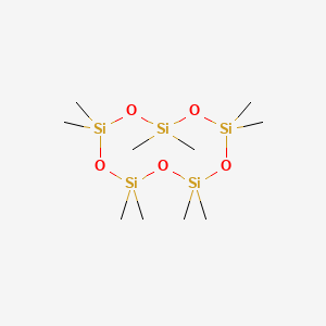 2,2,4,4,6,6,8,8,10,10-Decamethyl-1,3,5,7,9,2,4,6,8,10-pentaoxapentasilecane chemical structure (CAS 541-02-6)