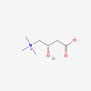 (S)-3-Hydroxy-4-(trimethylammonio)butanoate chemical structure (CAS 541-14-0)