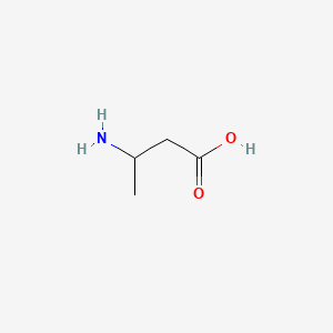 3-Aminobutanoic acid chemical structure (CAS 541-48-0)