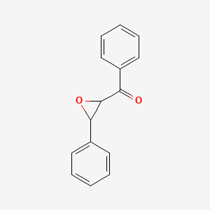 Phenyl(3-phenyloxiran-2-yl)methanone chemical structure (CAS 5411-12-1)
