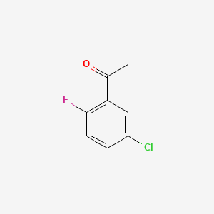 1-(5-Chloro-2-fluorophenyl)ethanone chemical structure (CAS 541508-27-4)
