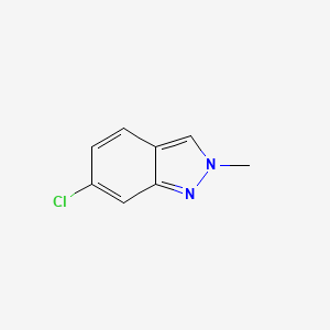 6-Chloro-2-methyl-2H-indazole chemical structure (CAS 541539-87-1)