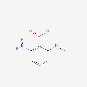 Methyl 2-amino-6-methoxybenzoate chemical structure (CAS 54166-96-0)