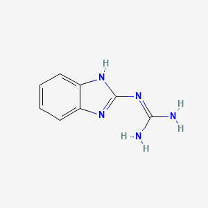 1-(1H-Benzo[d]imidazol-2-yl)guanidine chemical structure (CAS 5418-95-1)