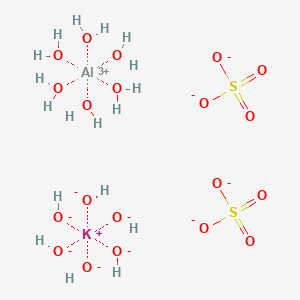 HexaaquaAluminum sulfate hexaaquaPotassium sulfate chemical structure (CAS 54189-68-3)