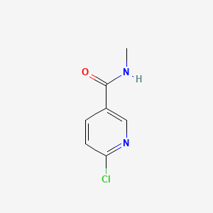 6-Chloro-N-methylnicotinamide chemical structure (CAS 54189-82-1)