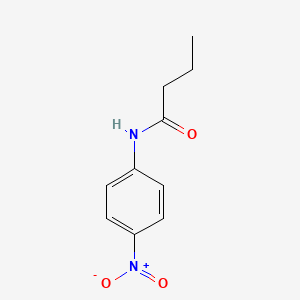 N-(4-Nitrophenyl)butyramide chemical structure (CAS 54191-12-7)