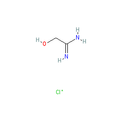 2-Hydroxyacetimidamide hydrochloride chemical structure (CAS 54198-71-9)