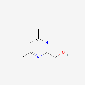 (4,6-Dimethylpyrimidin-2-yl)methanol chemical structure (CAS 54198-72-0)