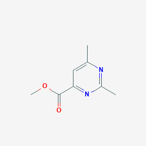 Methyl 2,6-dimethylpyrimidine-4-carboxylate chemical structure (CAS 54198-73-1)