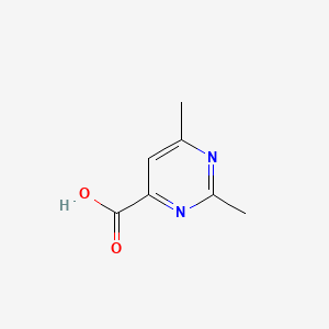 2,6-Dimethylpyrimidine-4-carboxylic acid chemical structure (CAS 54198-74-2)
