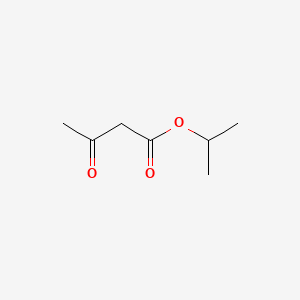 Isopropyl 3-oxobutanoate chemical structure (CAS 542-08-5)