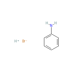 Anilinehydrobromide chemical structure (CAS 542-11-0)