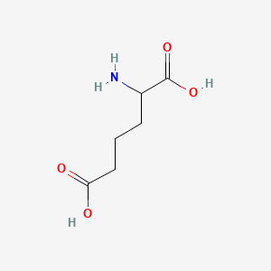 2-Aminohexanedioic acid chemical structure (CAS 542-32-5)