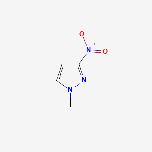 1-Methyl-3-nitro-1H-pyrazole chemical structure (CAS 54210-32-1)
