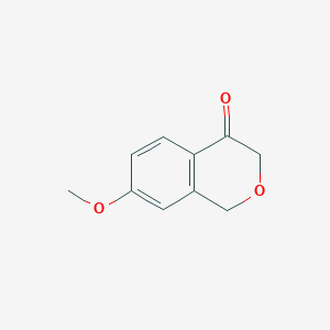 7-Methoxyisochroman-4-one chemical structure (CAS 54212-34-9)
