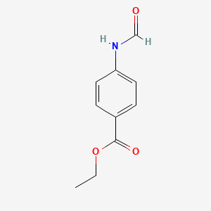 Ethyl 4-formamidobenzoate chemical structure (CAS 5422-63-9)