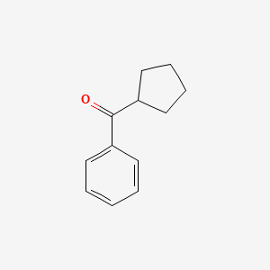Cyclopentyl(phenyl)methanone chemical structure (CAS 5422-88-8)