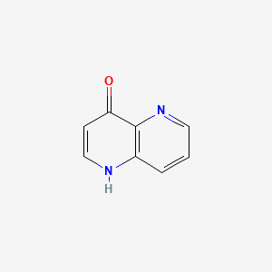 1,5-Naphthyridin-4-ol chemical structure (CAS 5423-54-1)