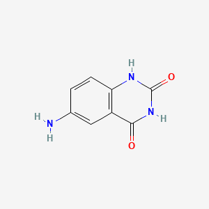 6-Aminoquinazoline-2,4(1H,3H)-dione chemical structure (CAS 54243-58-2)