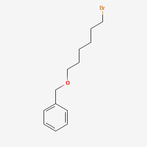 (((6-Bromohexyl)oxy)methyl)benzene chemical structure (CAS 54247-27-7)