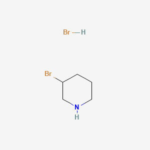 3-Bromopiperidine hydrobromide chemical structure (CAS 54288-72-1)