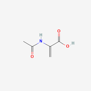 2-Acetamidoacrylic acid chemical structure (CAS 5429-56-1)