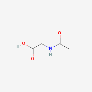 Ac-Gly-OH chemical structure (CAS 543-24-8)