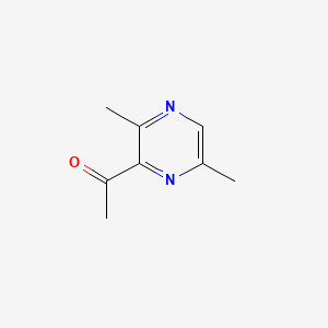 1-(3,6-Dimethylpyrazin-2-yl)ethanone chemical structure (CAS 54300-09-3)