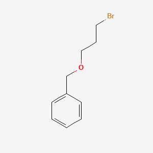 ((3-Bromopropoxy)methyl)benzene chemical structure (CAS 54314-84-0)