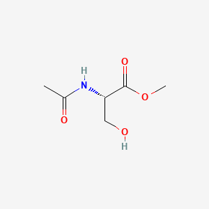 (S)-Methyl 2-acetamido-3-hydroxypropanoate chemical structure (CAS 54322-41-7)
