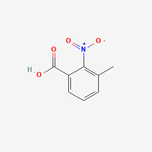 3-Methyl-2-nitrobenzoic acid chemical structure (CAS 5437-38-7)