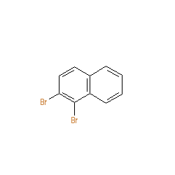 1,2-Dibromonaphthalene chemical structure (CAS 5438-13-1)
