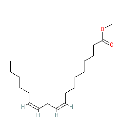 (9Z,12Z)-Ethyl octadeca-9,12-dienoate chemical structure (CAS 544-35-4)