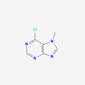 6-Chloro-7-methyl-7H-purine chemical structure (CAS 5440-17-5)