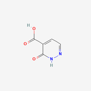 3-Oxo-2,3-dihydropyridazine-4-carboxylic acid chemical structure (CAS 54404-06-7)