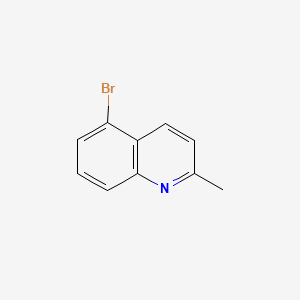5-Bromo-2-methylquinoline chemical structure (CAS 54408-52-5)