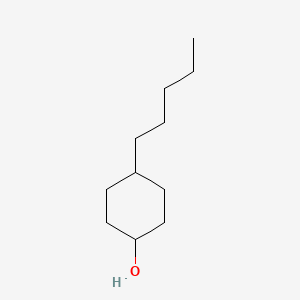 4-Pentylcyclohexanol chemical structure (CAS 54410-90-1)