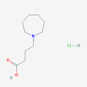 4-(Azepan-1-yl)butanoic acid hydrochloride chemical structure (CAS 54436-99-6)