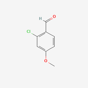 2-Chloro-4-methoxybenzaldehyde chemical structure (CAS 54439-75-7)