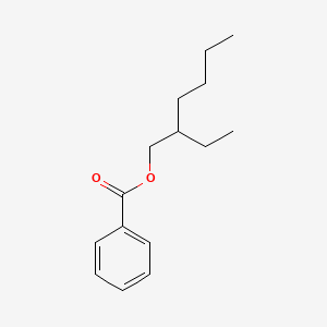 2-Ethylhexyl benzoate chemical structure (CAS 5444-75-7)