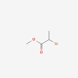 Methyl 2-bromopropanoate chemical structure (CAS 5445-17-0)