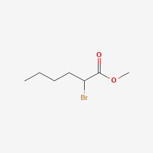 Methyl 2-bromohexanoate chemical structure (CAS 5445-19-2)