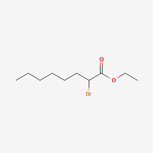 Ethyl 2-bromooctanoate chemical structure (CAS 5445-29-4)