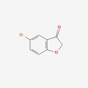 5-Bromobenzofuran-3(2H)-one chemical structure (CAS 54450-20-3)