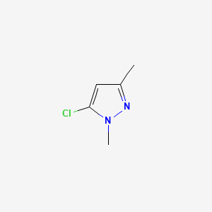5-Chloro-1,3-dimethyl-1H-pyrazole chemical structure (CAS 54454-10-3)